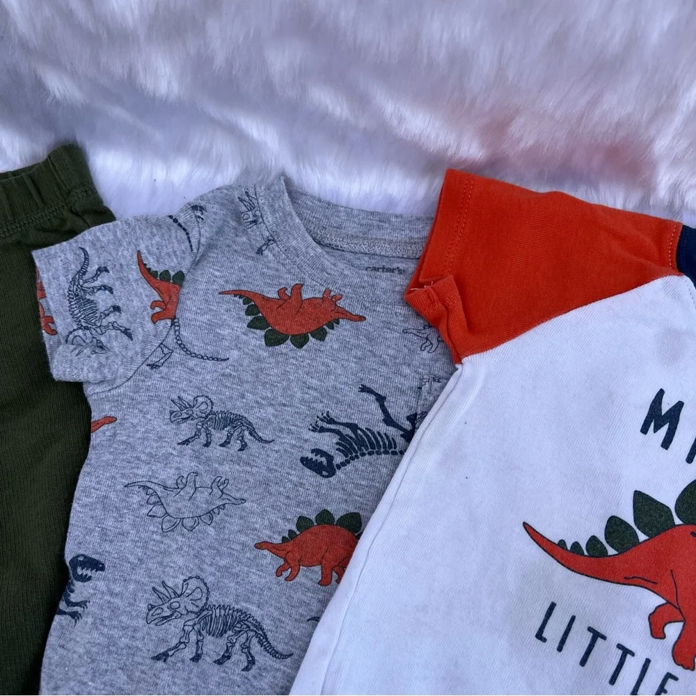 Carter's Kids' 3 Piece  Dinosaur Size‎ 12 Months